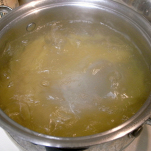 Spaghetti e zucchine al cartoccio