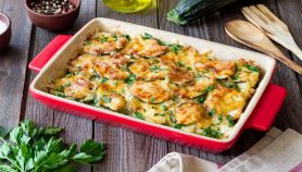 Tortiera di zucchine in agrodolce
