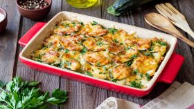 Tortiera di zucchine in agrodolce