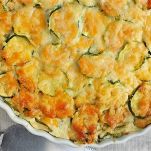 Tortiera di zucchine in agrodolce