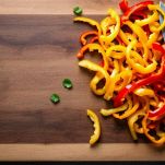 Lavorazione dei peperoni