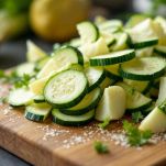 Preparazione delle zucchine