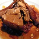 Zampone al forno con mostarda e polenta