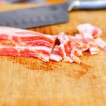 Zucchine con pancetta