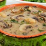 Zuppa ai funghi cardoncelli