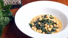 Zuppa di ceci e spinaci