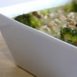 Zuppa di broccoletti e funghi