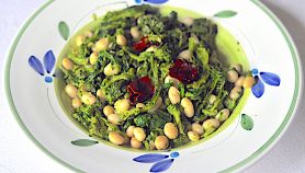 Zuppa di cime di rapa e fagioli