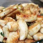 Anatra farcita con mele e uva