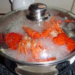 Aragosta alle due salse