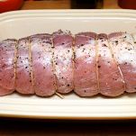 Arrosto con salsa di mele