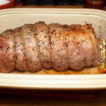 Arrosto con salsa di mele