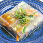 Aspic di tonno e verdure