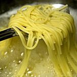 Bucatini con polpo e gamberetti