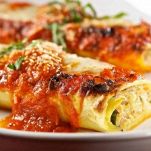 Cannelloni con melanzane e ricotta