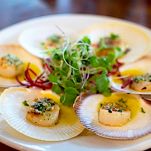 Capesante allo zafferano