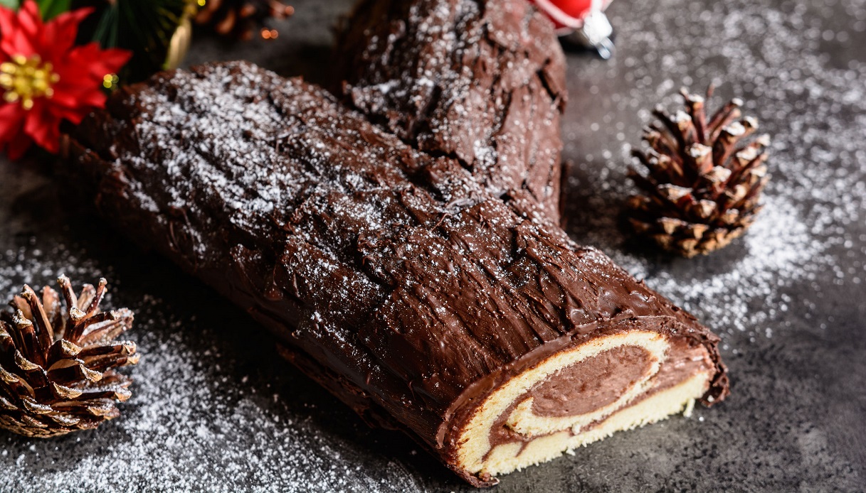 Dolci Al Cioccolato Natalizi.Ricetta Ceppo Di Natale Le Ricette Di Buonissimo
