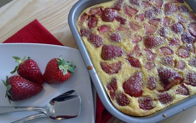 Clafoutis di fragole