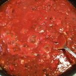 Conchiglie con salsa di scampi