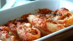 Conchiglie con salsa agli scampi