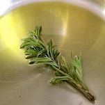 Costine con porri e polenta