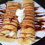 Crèpe romantica al cioccolato