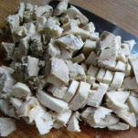 Crepes al pollo giallo