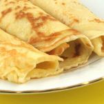 Crepes al pollo giallo