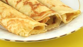 Crepes al pollo giallo