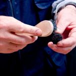 Crostini di crema di tartufo nero ed acciughe