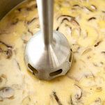 Culatello con mousse di funghi porcini