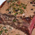 Entrecòtes di manzo con salsa di acciughe