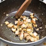 Fettuccine con porcini e mascarpone