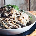 Fettuccine con porcini e mascarpone