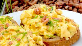 Frittata ai gamberetti