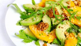 Insalata di funghi e avocado