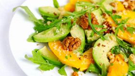 Insalata di funghi e avocado