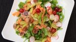 Insalata di salmone all'uva
