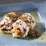 Involtini di pesce spada al verde con il Bimby