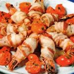Involtini di sogliola con gamberi