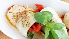 Involtini di sogliola e gamberi