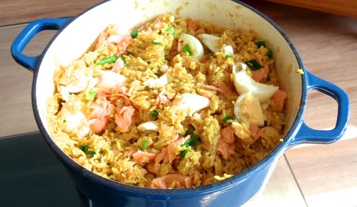 Kedgeree al salmone