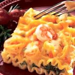 Lasagne morbide ai gamberi