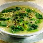 Minestra di patate e scarola