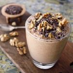 Mousse di caffè con le noci
