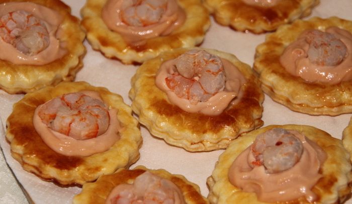 Mousse di pesce in salsa rosa