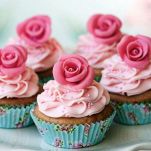 Muffin con le rose