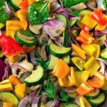 Padellata di verdure e pecorino