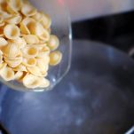 Pasta ai funghi con fontina e tartufo bianco