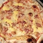 Pizza alla crema di zucca